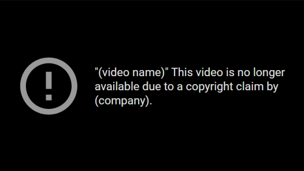 YoutubeCopyrightStrike